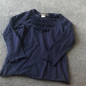 5 year old girls blue long sleeve shirt
